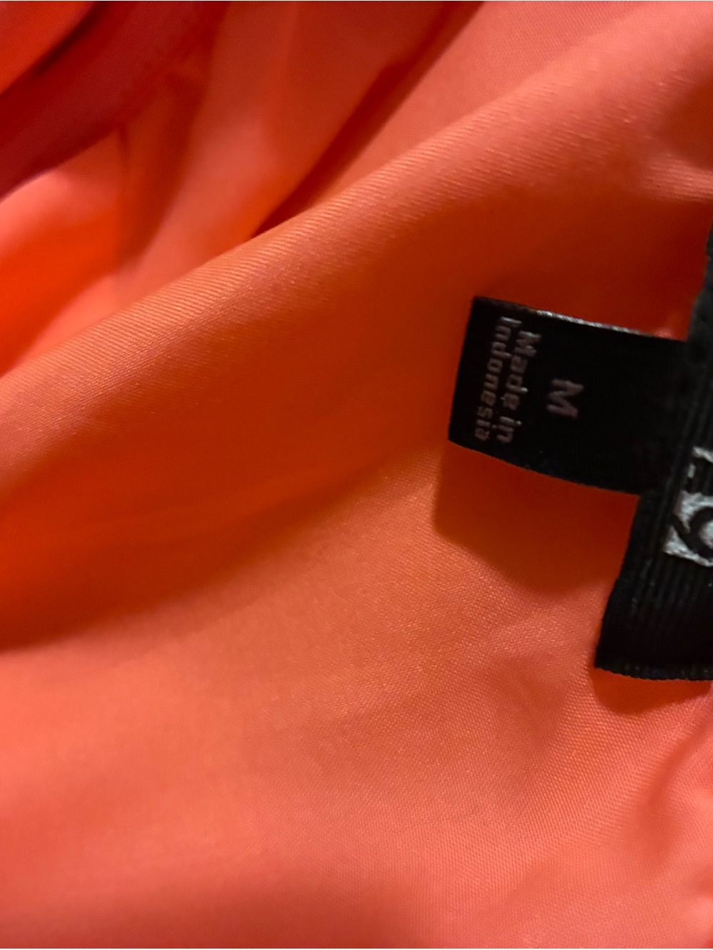 One-Shoulder Ruffle Coral Pink Women's Dress Apt 9 - Picture 3 of 3